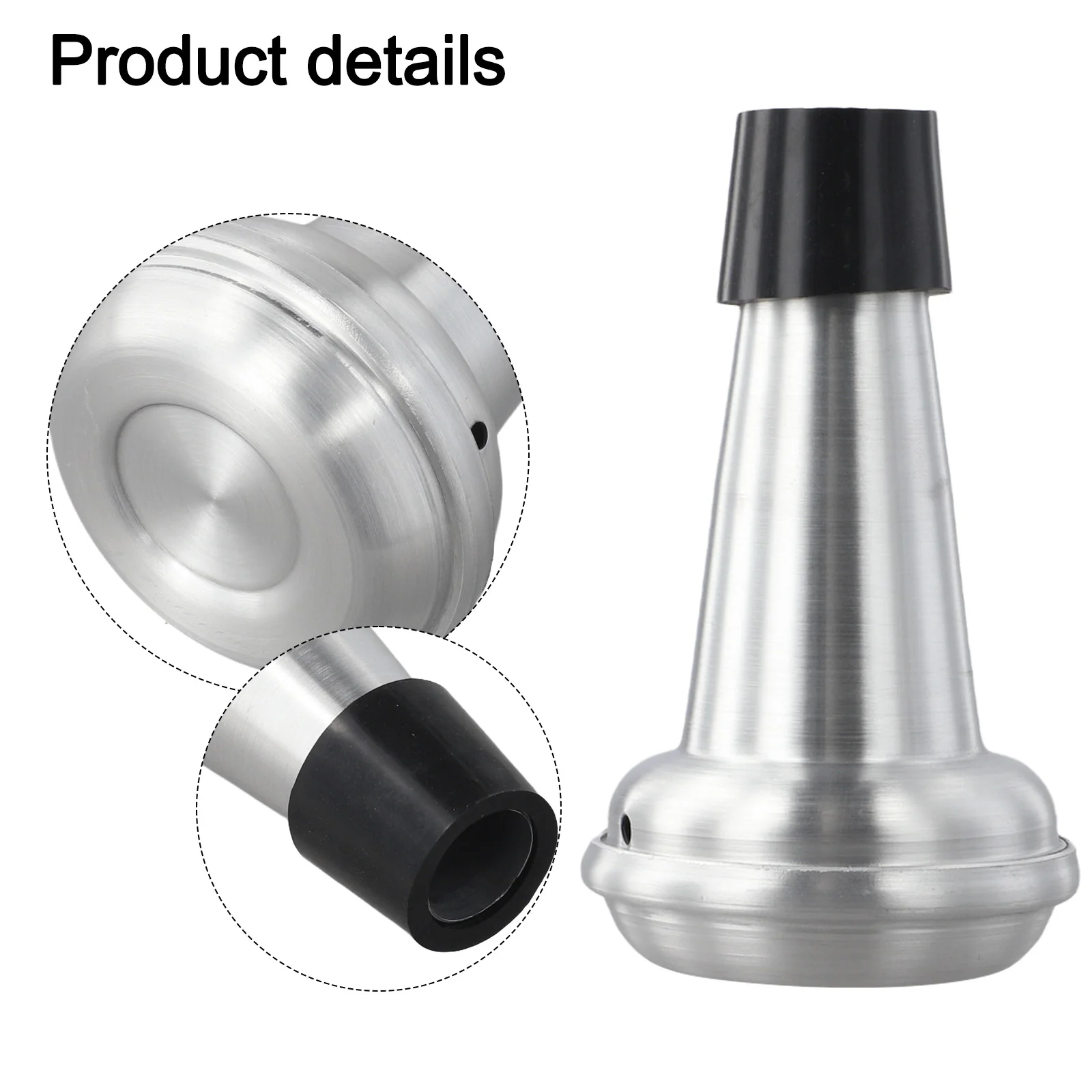 Strumenti musicali nuovissimi di alta qualità Nuovo stile Tromba Muta Tromba Muto Strumento di pratica tromba compatto in alluminio