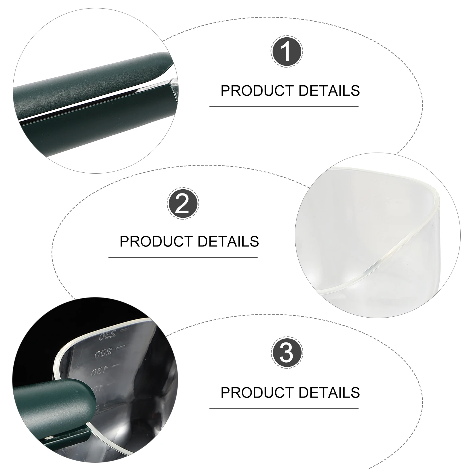 

1Pcs Pet Food Measuring Cup Dog Cat Spoon Durable Lightweight Plastic Easy Clean Multipurpose Feeding Accessory