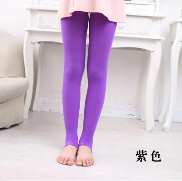 Girl Fashion Ballet Dance Pants Children A Thin Section Casual Velvet Leggings Baby Step Foot Pants For 3-12Y Student Solid Kids