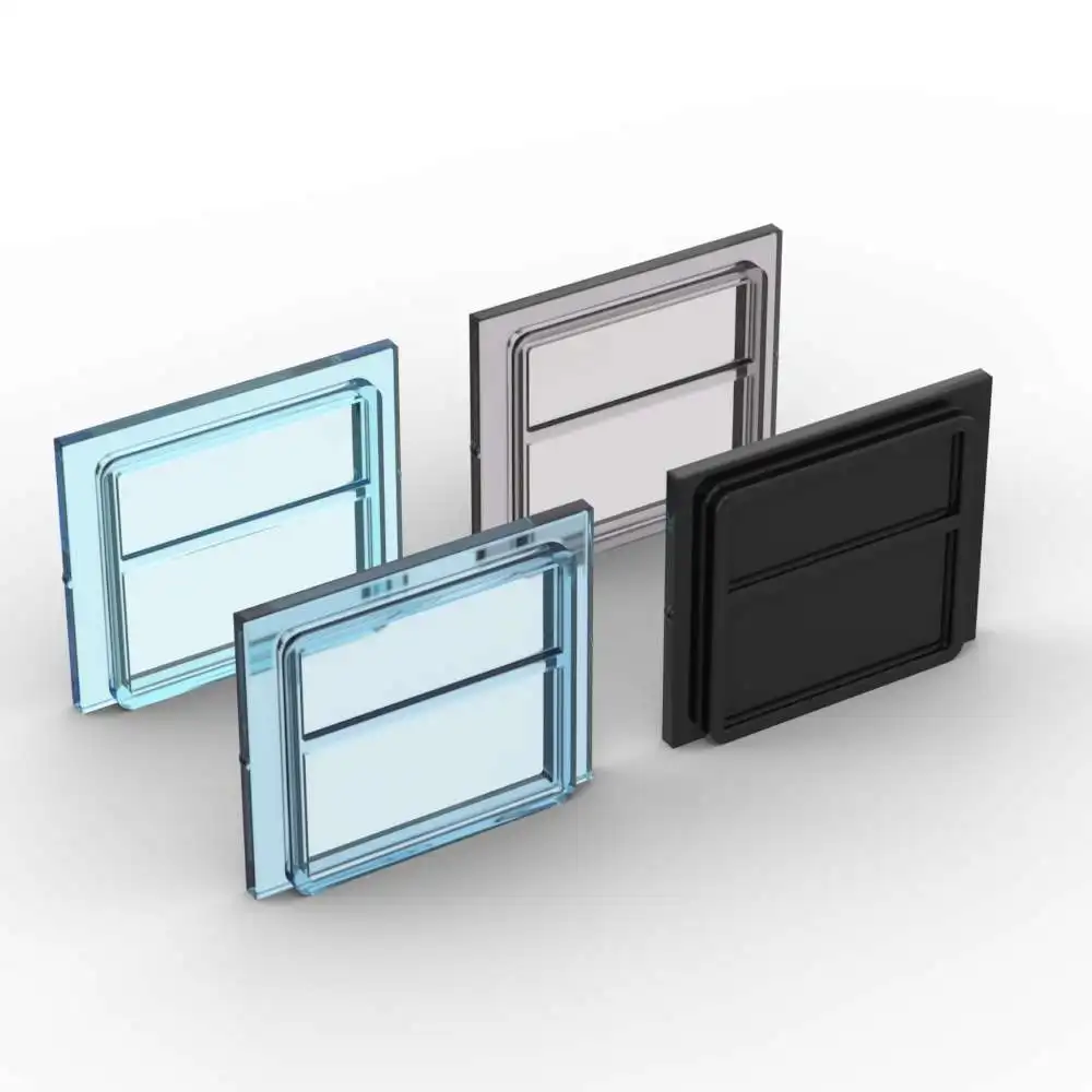 MOC 10PCS 4034 Glass Train Window 1x4x3 Building Blocks Kit House Castle Brick Particle Educational Toys Children Birthday Gifts
