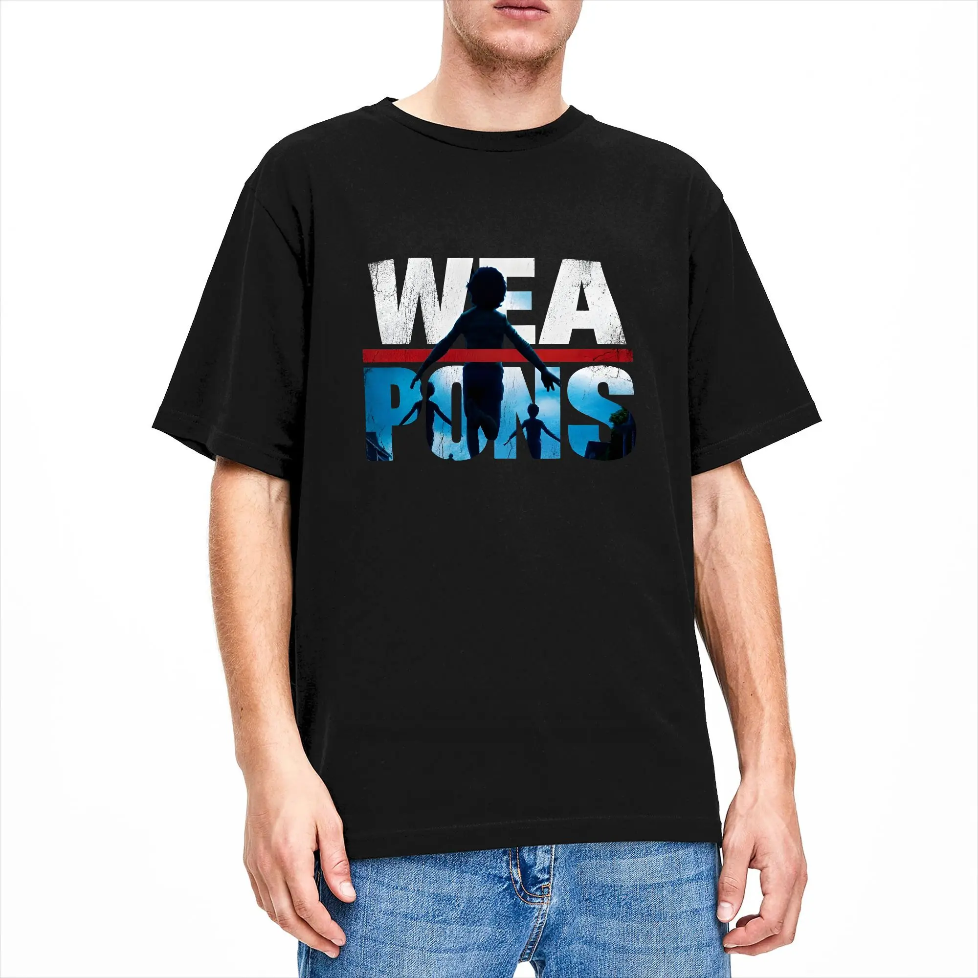 Harajuku T Shirt Summer Weapons 2025 Movie Fashion T-Shirts  100% Cotton Tshirt for Men Y2K Retro Loose Short Sleeve Clothing