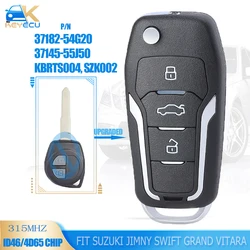 KEYECU 37182-54G20, 37145-55J50, KBRTS004, SZK002 315MHz ID46 /4 d65 ulepszone pilot zdalnego sterowania dla Suzuki Jimny szybkiego Grand Vitara