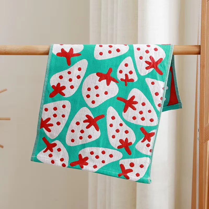 

3 Piece Three-layer Cotton Gauze Cartoon Face Towels Children 25*50 cm for Kids Women Cats Print High Quality 23 Styles