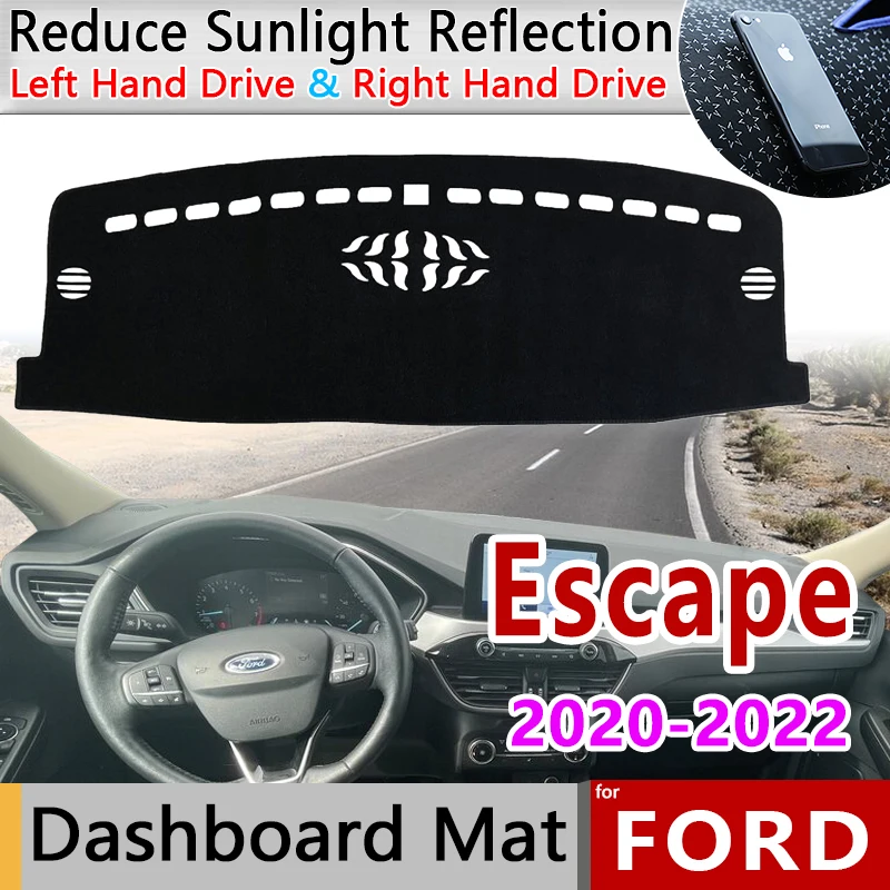 

Dashboard Cover Dash Board Mat Carpet Pad for Ford Escape Kuga MK4 2020 2021 2022 Protection Sunshade Cape Cushion Accessories