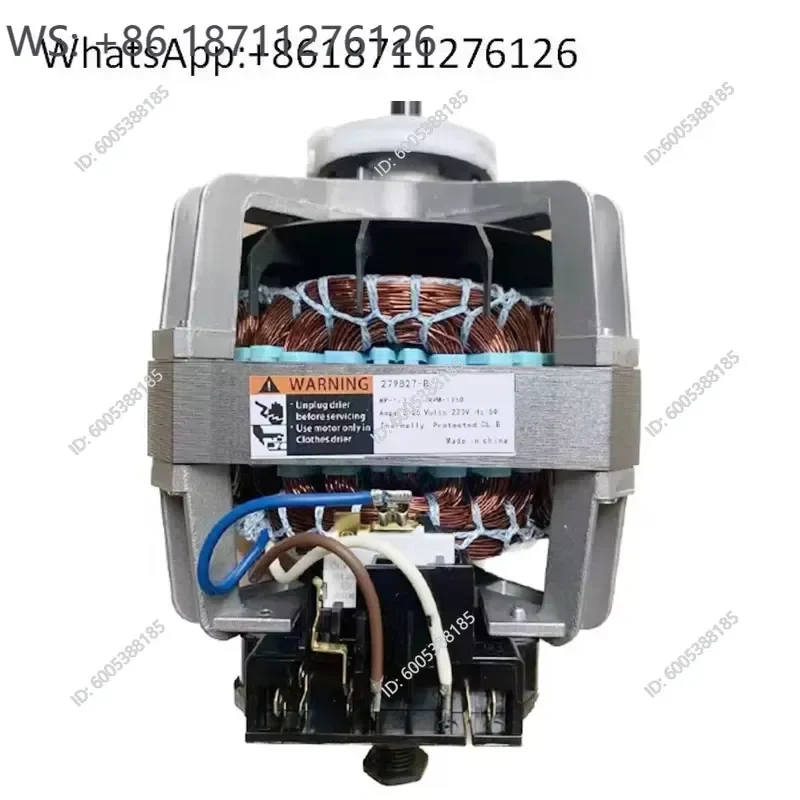 1PCS for Motor 279827-B White Neck 279827-C Blue Neck 220V Dryer Motor Replacement Part High Quality Efficient Performance