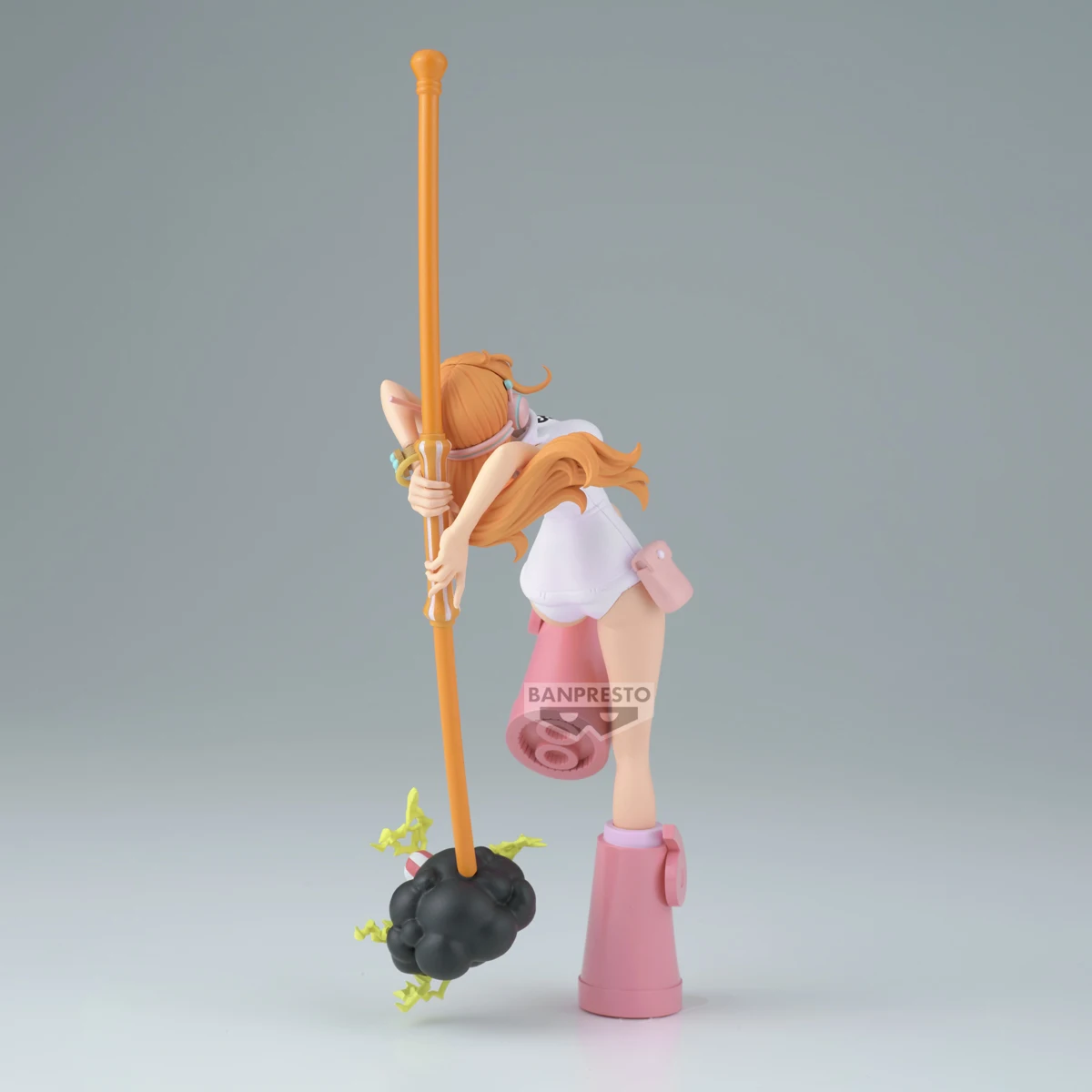 Bandai-Figura Anime One Piece, REGISTO DE BATALHA COLLECTION-NAMI, Estatueta Action, Modelo Colecionador, Brinquedos de Boneca, Original, 15cm