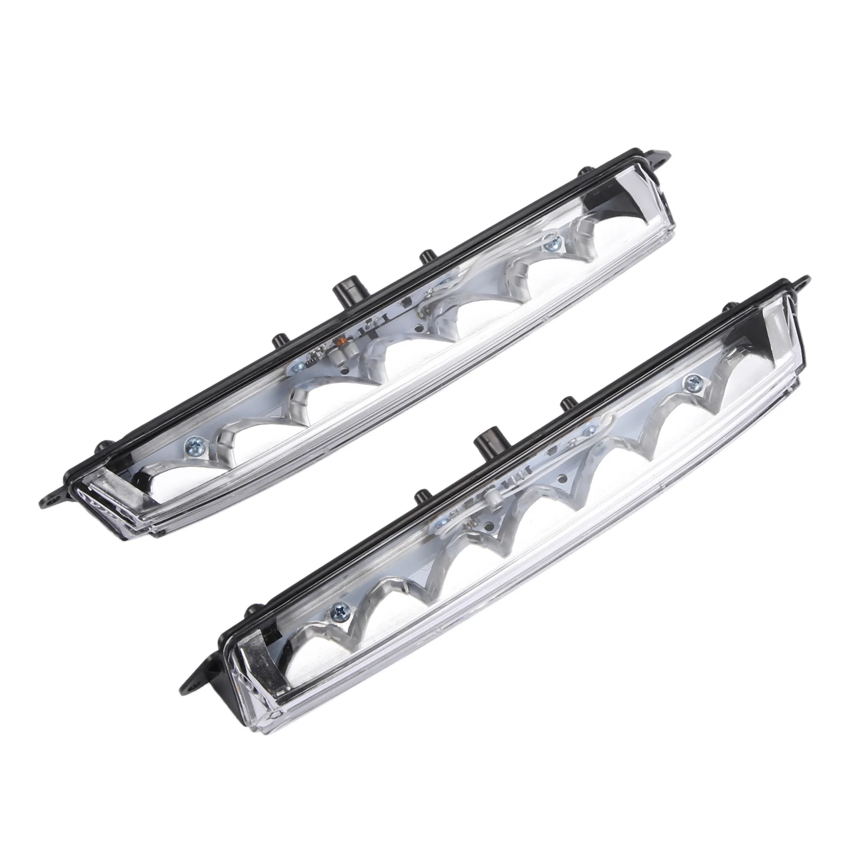 1 Pair of Left and Right LED Daytime Running Fog Lights for - X164 X166 GL320 GL350 ML63 1649060351 1649060451