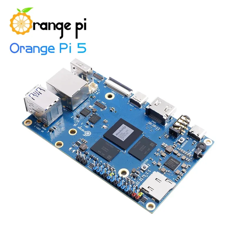 Oranje Pi 5 4 GB RK3588S PCIE-module Externe WiFi + BT, SSD Gigabit Ethernet Single Board Computer, Run Android Debian OS