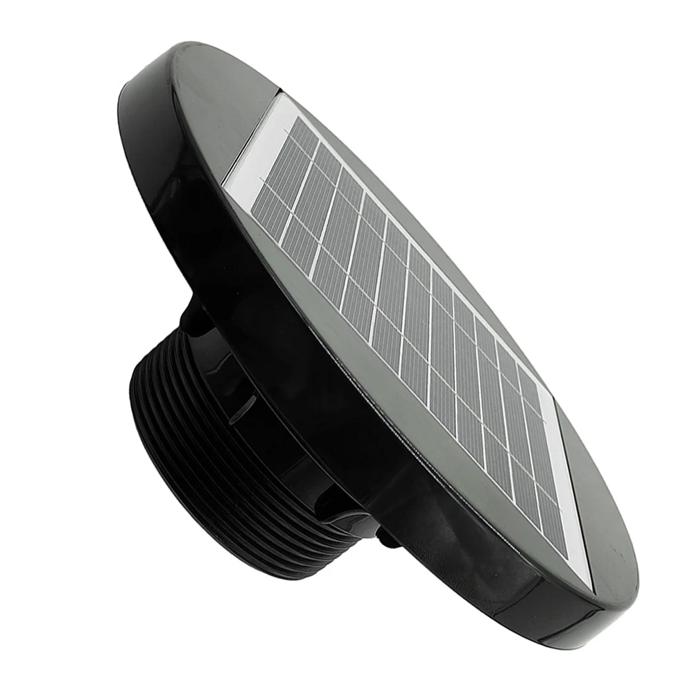 Ventilador Solar con rodamiento de bolas de CC, dispositivo policristalino de 5,5 V, instalación sencilla, ultrabajo, sin ruido