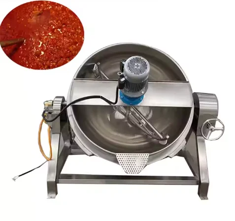 

100L industrial steam//electric jacketed cooking kettle Cooking Mixer Jacket Kettle With Agitator