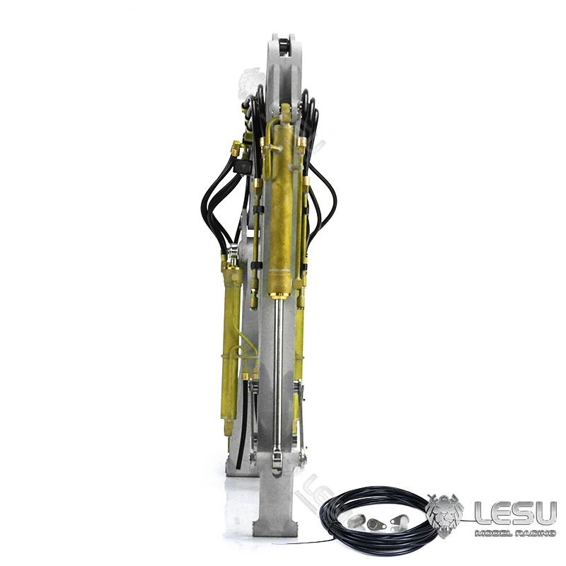 Lesu RC Parts Metal Hydraulic Three-Section Arm For 1/14 Scale AC360 ET30H Remote Control Excavator Digger Toy TH18388-Smt1