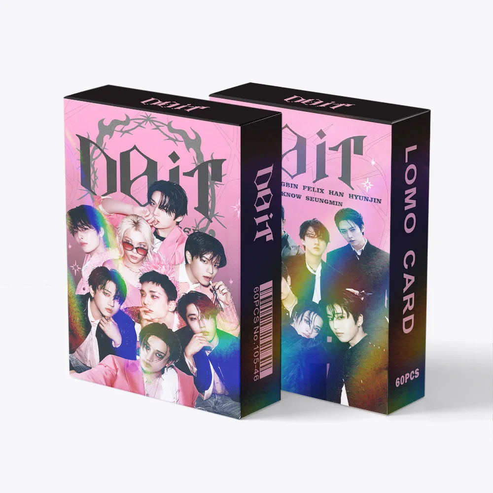 SKZOO laser cards Stray Kids Karma DO IT New flash cards Anime Peripheral Collection Card SKZ LOMO Small Card,holographic cards