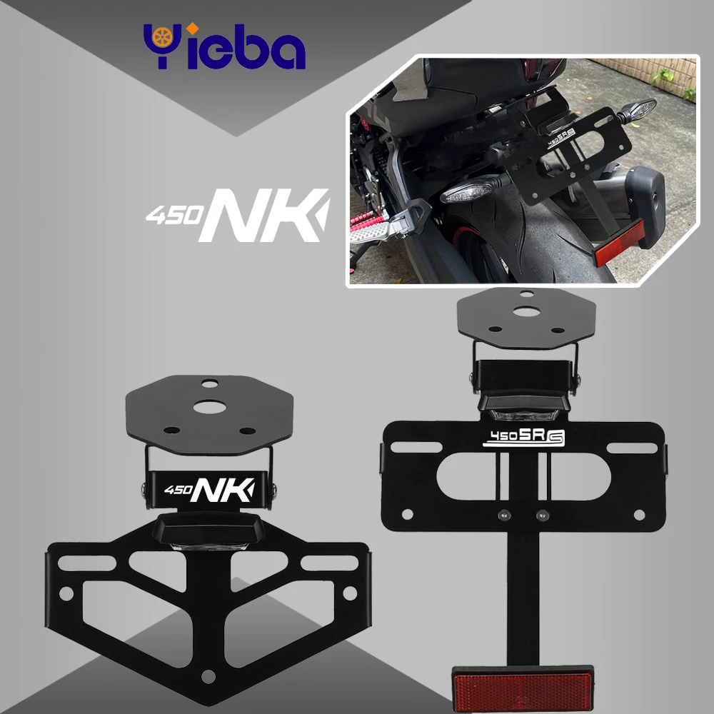 

For CFMOTO 450SR 450SR-S 450SS 450NK License Plate Bracket Tail Tidy Fender Eliminator Number Holder Support 450 SS Accessories