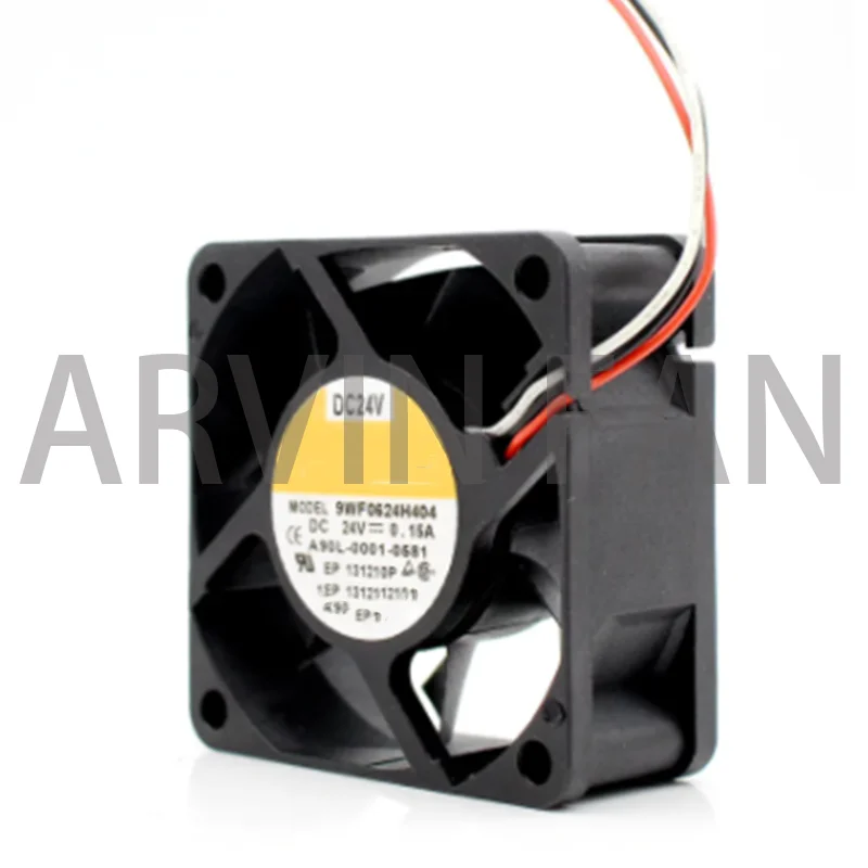 

New And Waterproof 60*60*25mm 60mm 6cm 9WF0624H404 6025 24V 0.15A Cooling Fan