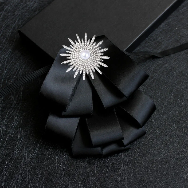 

Лента ручной работы, галстуки-бабочки, стразы, жемчуг, мужские, подходят для церемонии, свадебного банкета, официальной одежды, воротник рубашки, галстук-бабочка с цветами