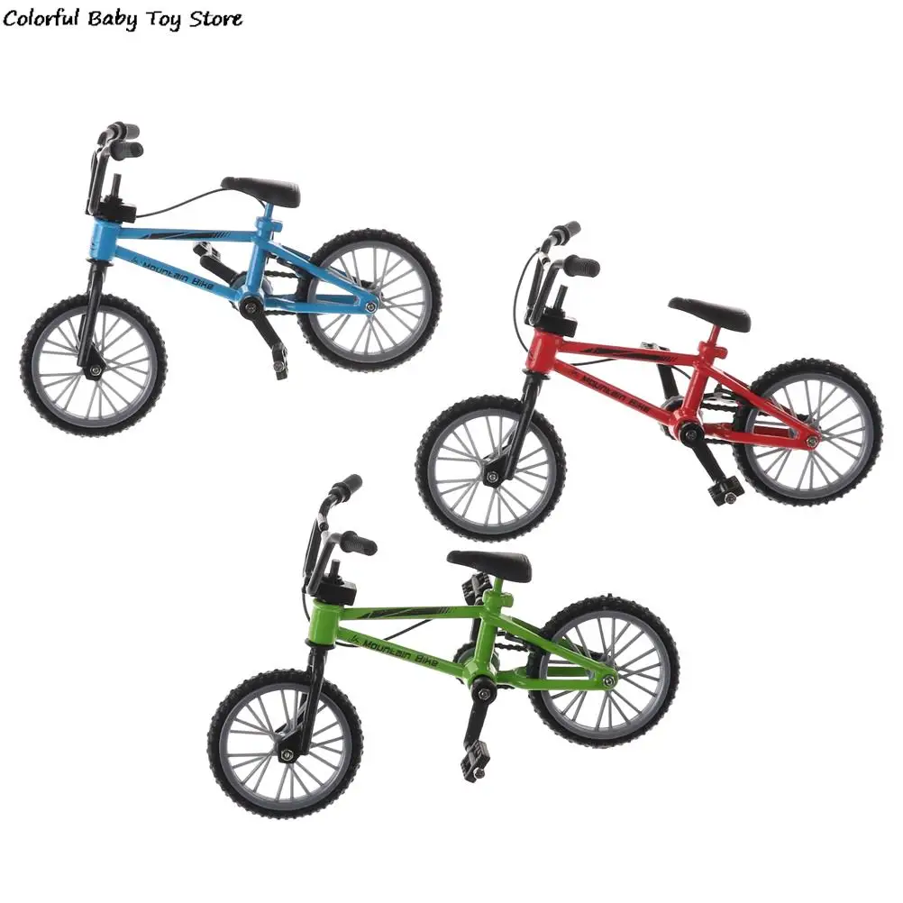 Carino Mini Finger Bmx giocattoli Mountain Bike giocattolo creativo vestito bambini adulti BMX Fixie bicicletta dito Scooter giocattolo festa regali per bambini