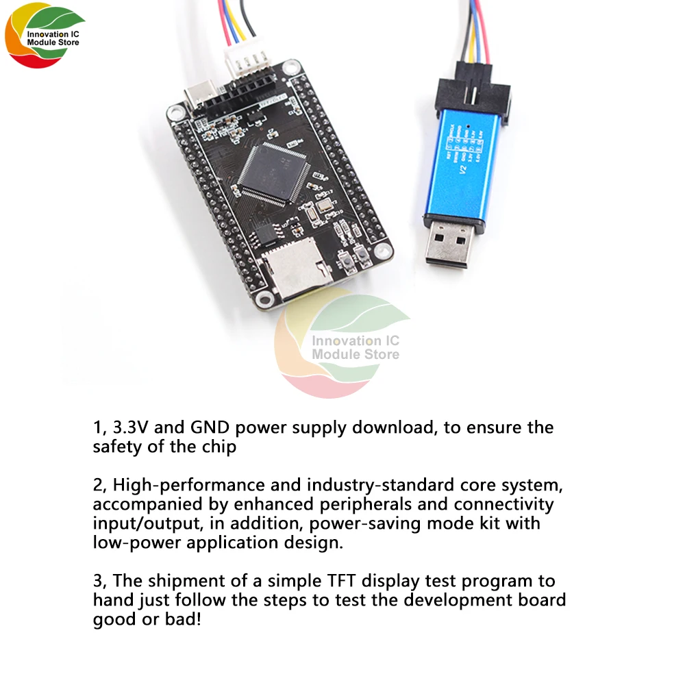 Imagem -06 - Placa do Núcleo Que Aprende o Desenvolvimento Mcu Stm32f407vet6 Pm32f407vgt6 Stm32f407vgt6 Cortex-m4