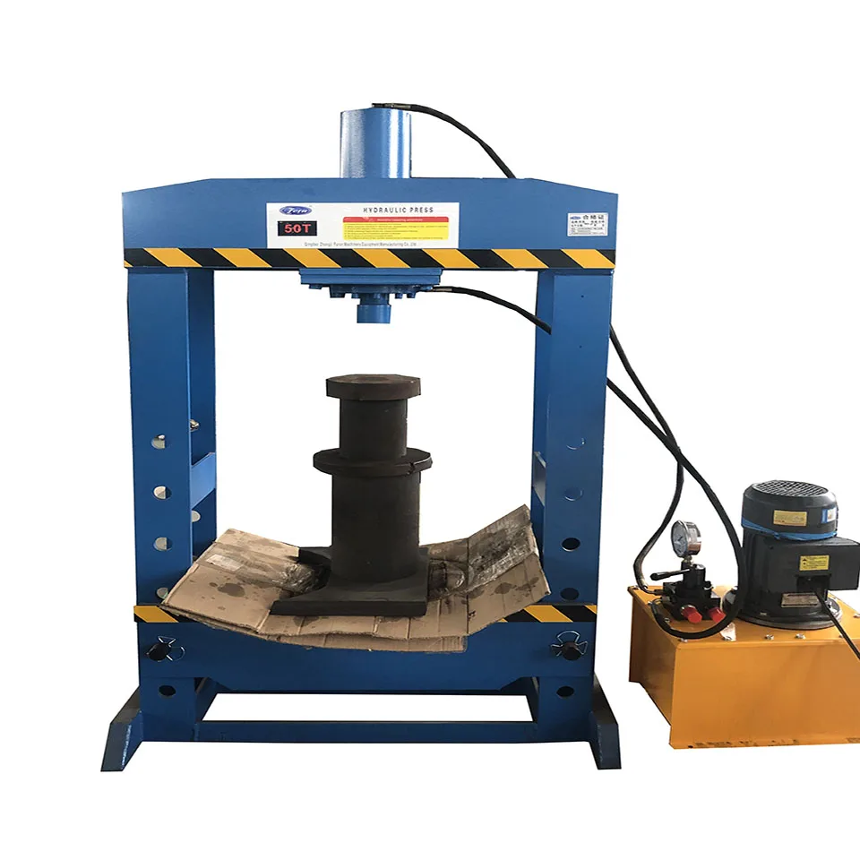 

50 Ton Hydraulic Press Machine Making Rings In Industrial