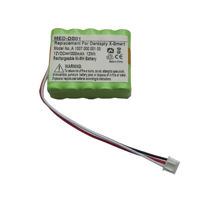 Newest MED-DS01 12V 1000mAh Medical Battery A 1007 000 001 00  for Dentsply X-SMART Endodontic Motor Plus for Propex X-SMART