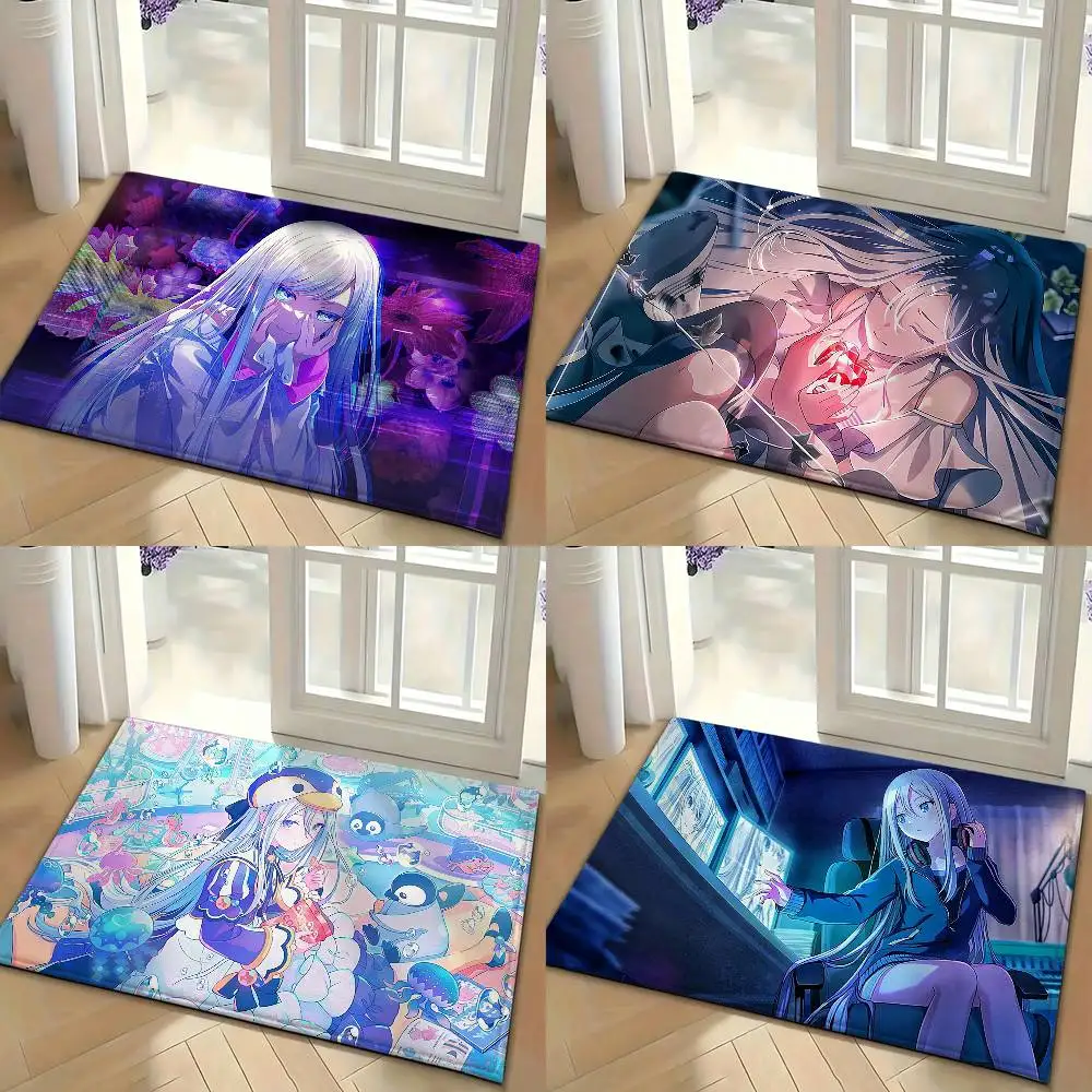 P-Project S-SEKAI Kanade Yoisaki Bedroom Decor Carpet  for Living Room Thick Plush Study Floor Mat Home Fluffy Soft Rug