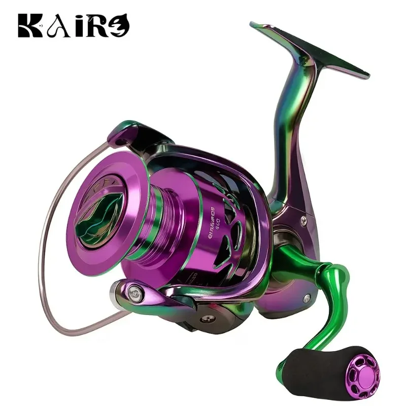 

Красочная спиннинговая рыболовная катушка, цельнометаллическая катушка Luya без зазоров, имитация колеса для морской рыбалки на дальнем забросе