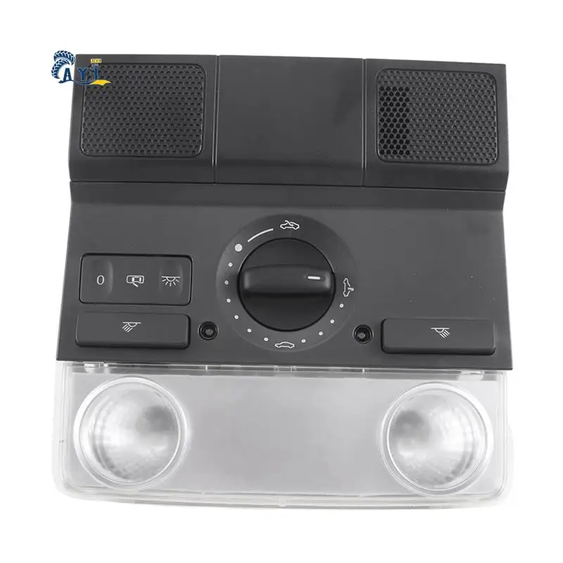 AY03-3TD947133 Czarny Włącznik Światła Lampki Kabiny Samochodowej do VW Golf 6 Jetta Passat B6 Tiguan 1KD947133