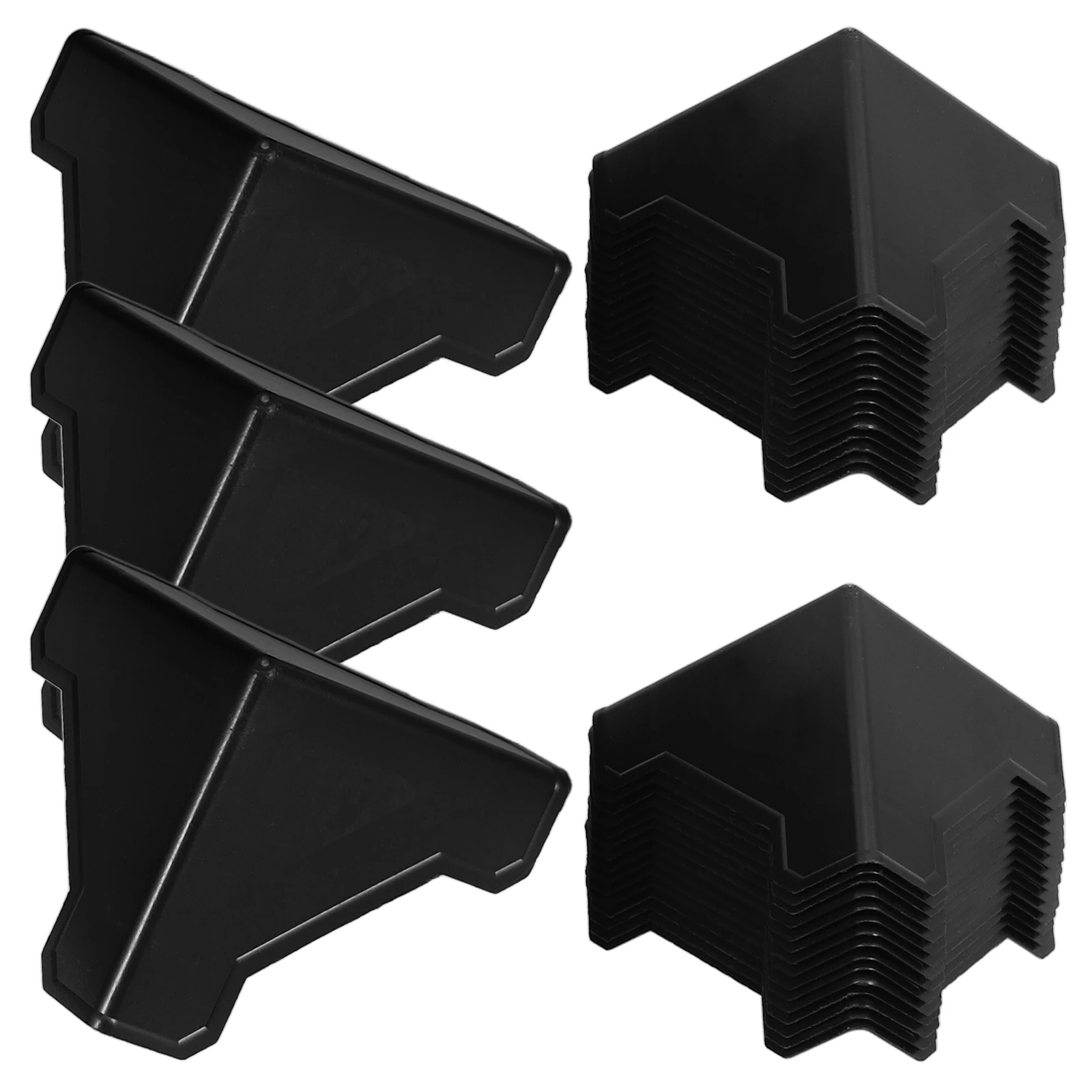 

100 pcs Paper Box Protector Plastic Small Corner Guard For Furniture Packing Carton Packaging Protection Corner Guards Shipping