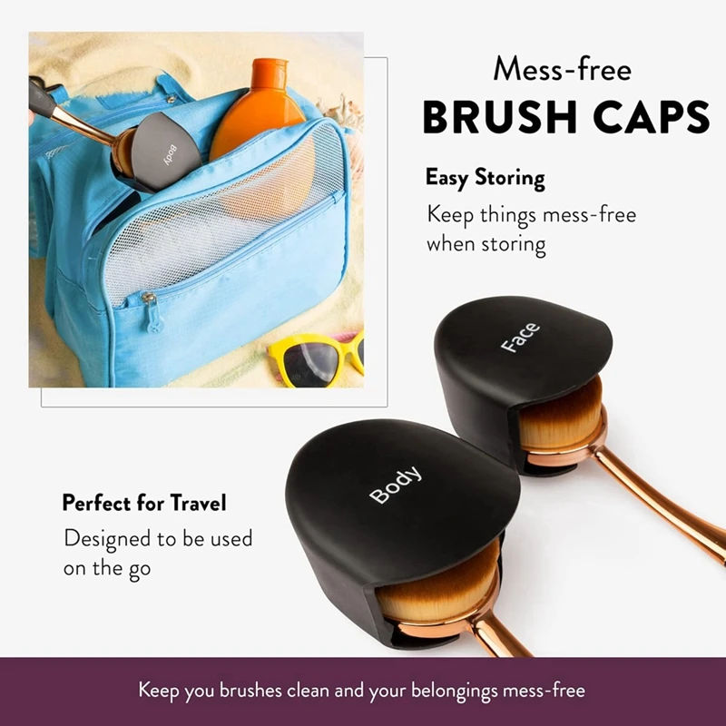 MAKE-Sunscreen Brush Set - Lotion Applicator For Kids, Babies, Family And Adults For Face And Body