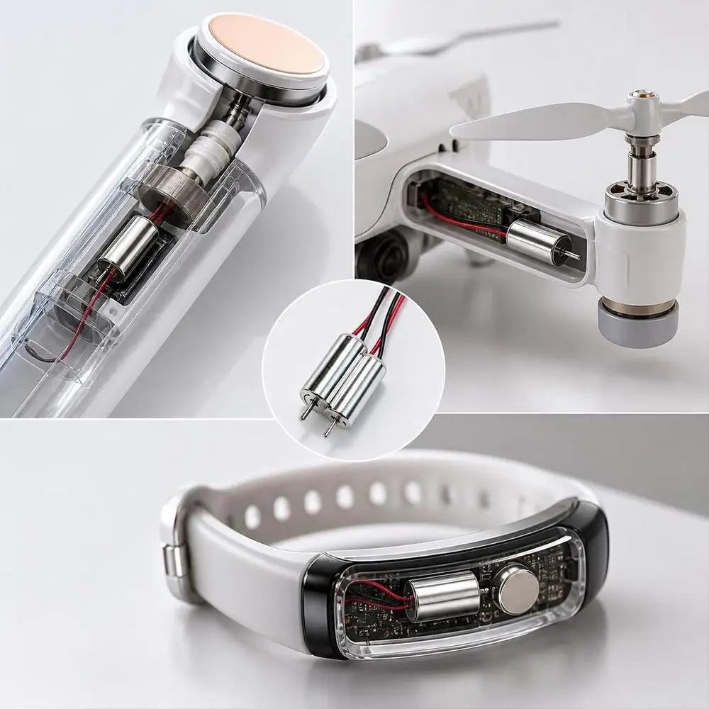 4pcs Mini 716 Model Airplane Hollow Cup Motor 7mm*16mm Wire Length 130mm High Speed Coreless Motor Model 3V 1.25 terminal Cable