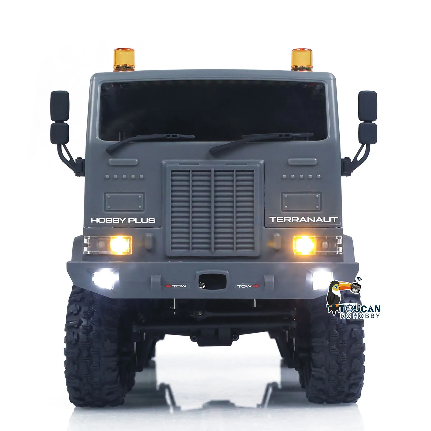 

US Stock 1/18 RC Military Truck 8X8 All Wheel Steering RTR Electric Off Road Car Metal Chassis 2Speed Gearbox Durable for Play