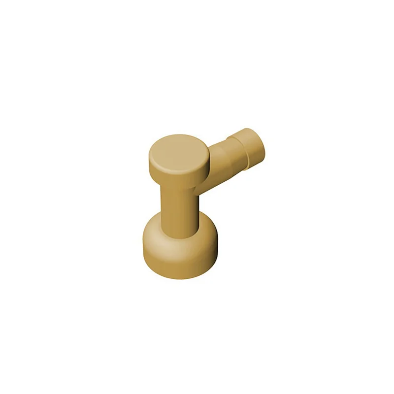50 Stück Puzzle-Teile 4599 Armatur 1x1 Bausteine mit Loch im Düsenende DIY Spielzeug Kindergeschenke Dropshipping – Detail 6