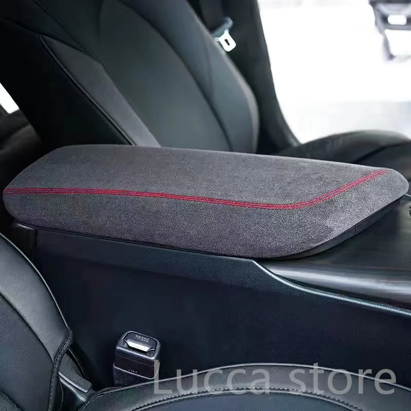 Suede warp for Toyota Camry 70 XV70 2018-2023 Accessories Leather Central Armrest Box Protection Sleeve Decoration modification