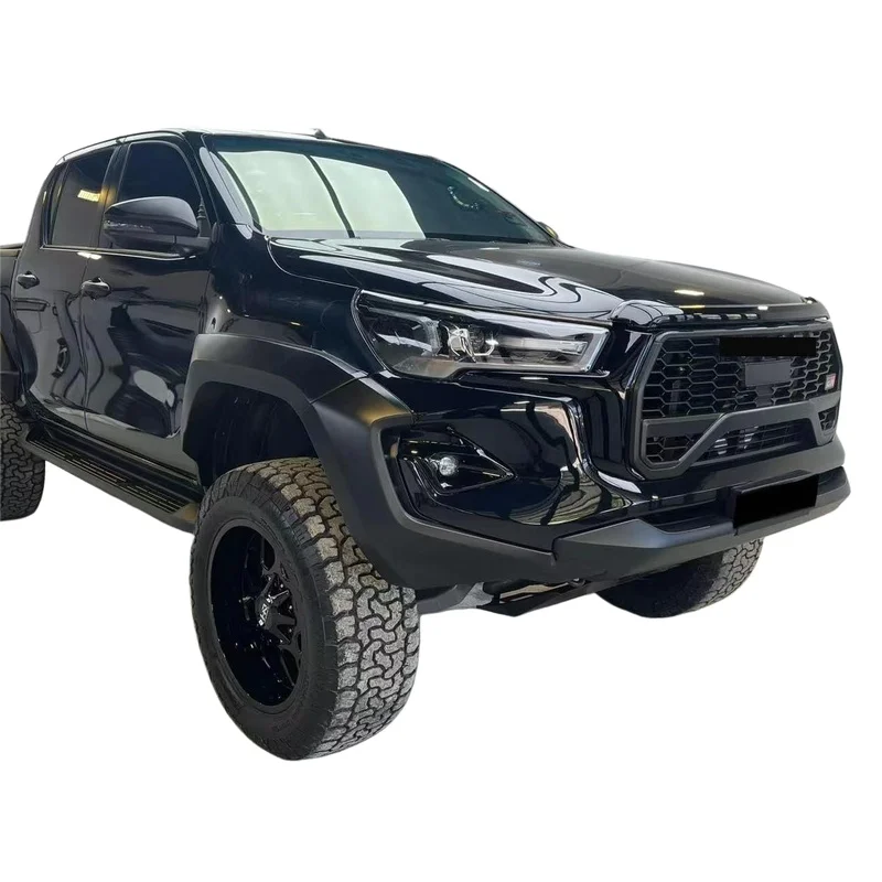 Offroad Exterior Restyle Kit Front Bumper Guard Grille Body Kit 4X4 Pickup Truck Facelift Upgrade Mod Spare Parts