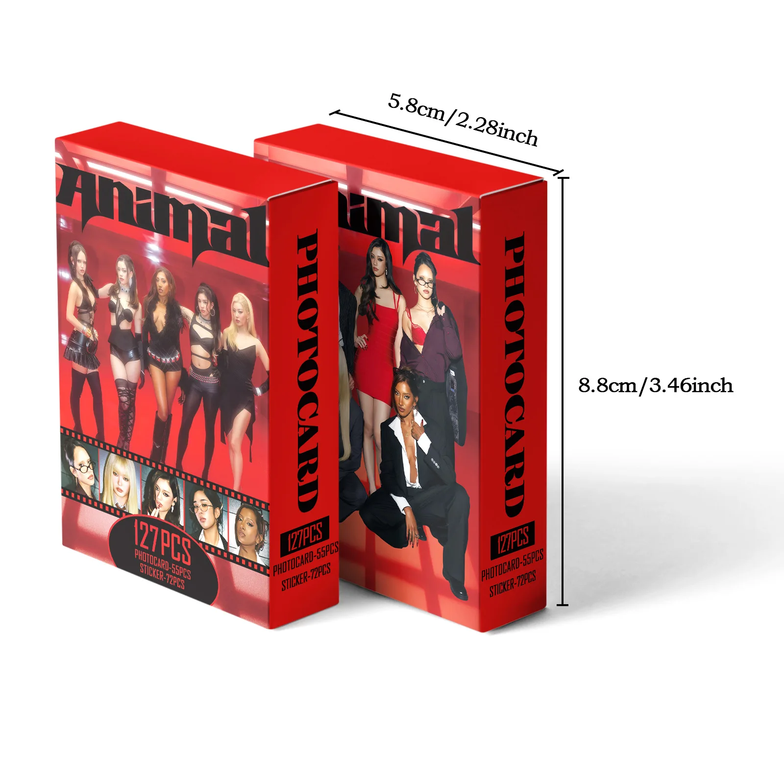 127 International Girl Group Card Stickers Animal Mini Cards Celebrity Photo Cards LOMO Cards Fan Collection Support Gift Cards image 3