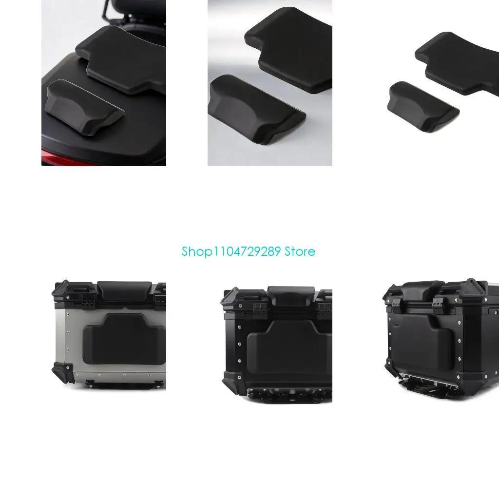 D8KE Contoured Backrest Pads for Motorcycle Top Case Travel and Commute