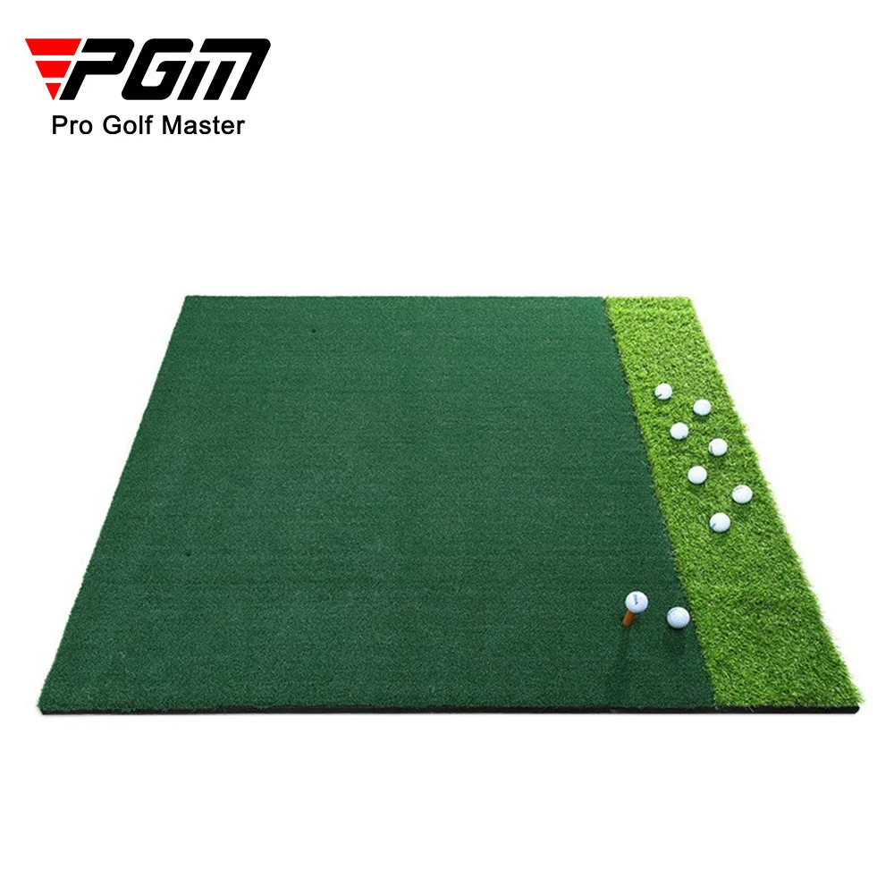 

PGM DJD006 Double Grass 150*150cm Golf Hitting Mat Wholesale Price for Driving Range and Training-Aids