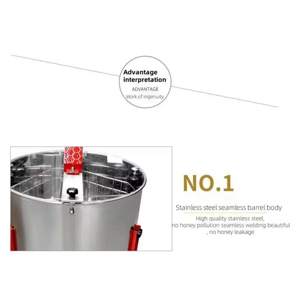 Honey Processing Equipment 4 Frames Honey Extractor