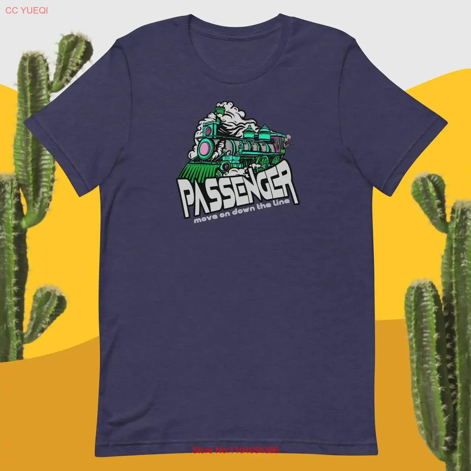 Big Something Passenger Bella Canvas t shirt vintage Washed Comfortable Versatile designer clothes graphic homme