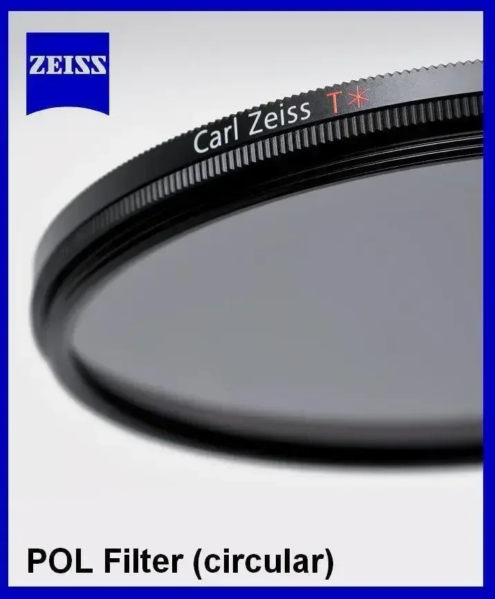 Carl Zeiss T * POL 편광 필터, 니콘 캐논 소니 카메라 렌즈용, CPL (원형) 편광기 95mm 멀티 코팅 95mm