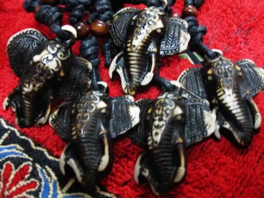 20 pcs Fashionable Handcrafted Necklace Vintage Elephant Tibetan Tribal Pendant