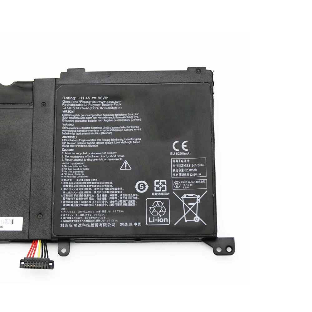 Imagem -04 - Shuozb-bateria do Portátil para Asus Zenbook Pro Ux501vw Série N501l 11.4v 96wh C32n1523