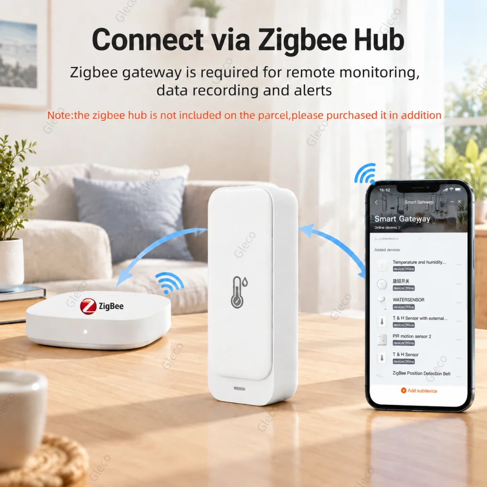 Zigbee TUYA Waterproof Tempera - Smart Home Automation Kit 评论和价格