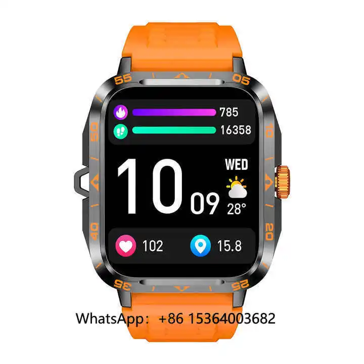 

Умные часы Relogio ZW59 BT Call Smart Watch со светодиодной подсветкой 1,95 дюйма TFT Носимые устройства Мониторинг сна