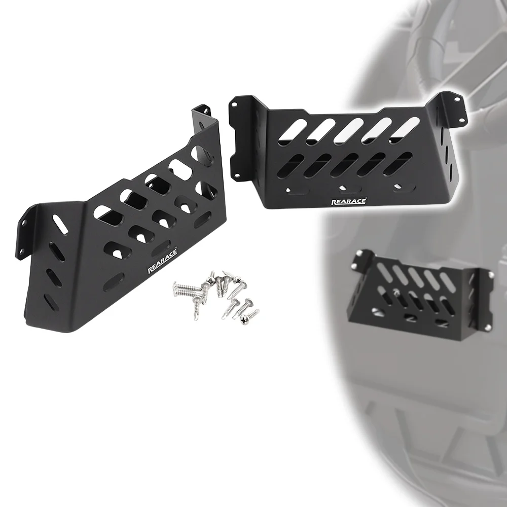 Door Storage Pocket UTV Accessories 2.0mm Aluminum Black Powder Coat Off-Road Storage Box Xpedition 2024 2025 2026 For Polaris