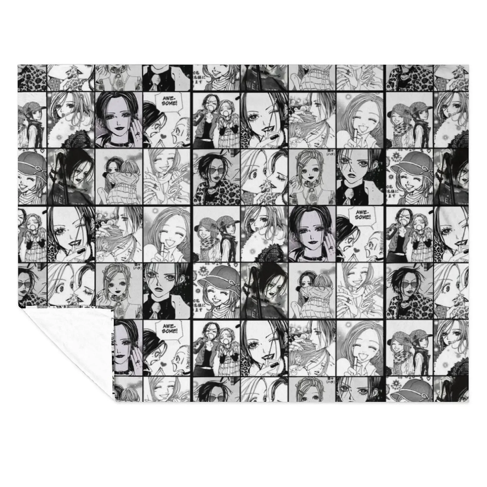 

Nana x Hachi Manga Panel collage 2 Throw Blanket Comforter Soft Hair Blankets For Bed Blankets