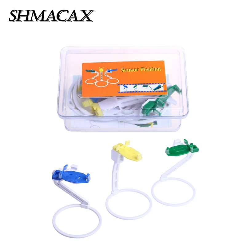Dental X-Ray Sensor Positioner Holder Dental Lab Digital X-Ray Film Locator Dentist Portable Plastic Positioning Tool 3Pcs/Set