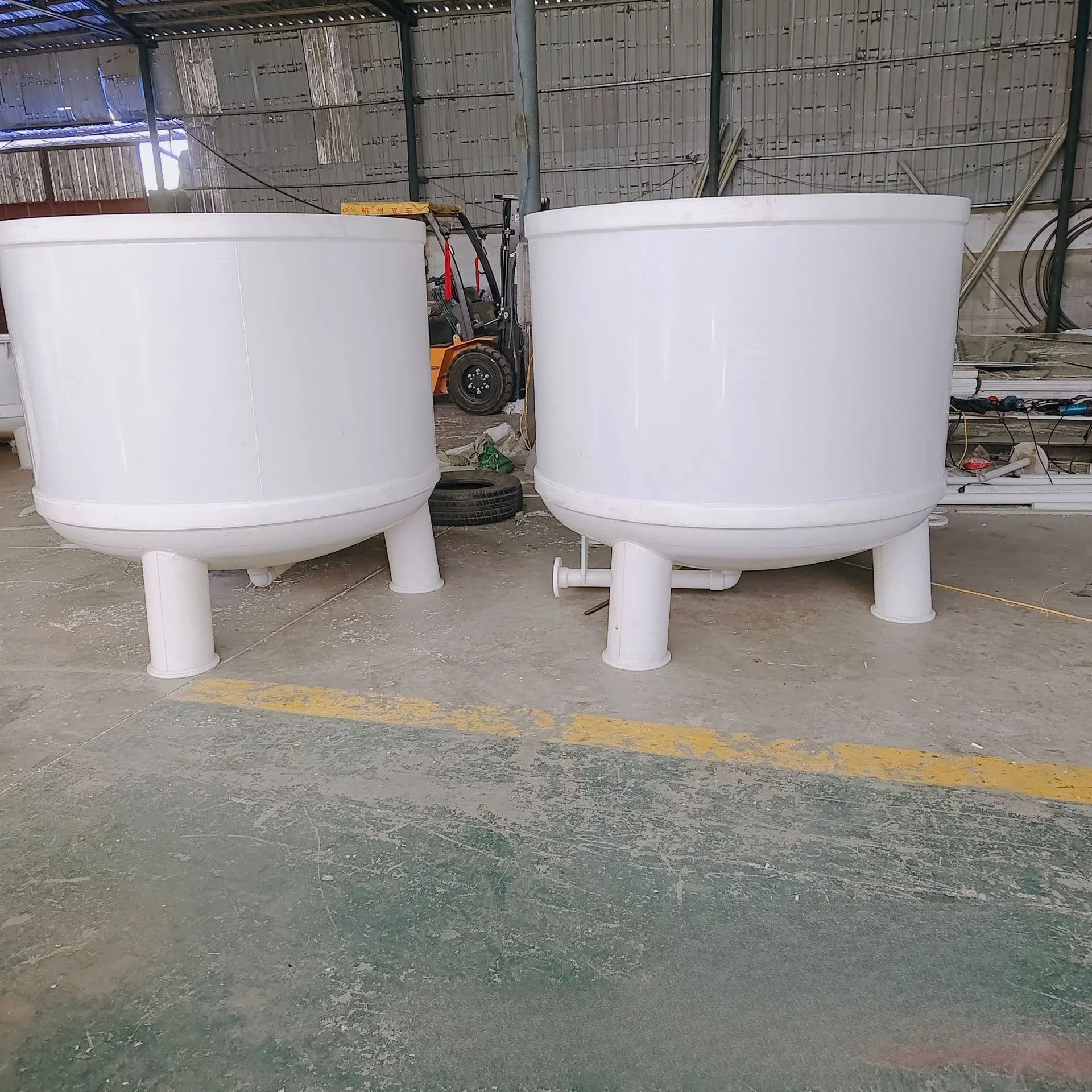 Tanque de filtro PP Barril de filtro PPH, equipamento de separação de sólidos-líquidos