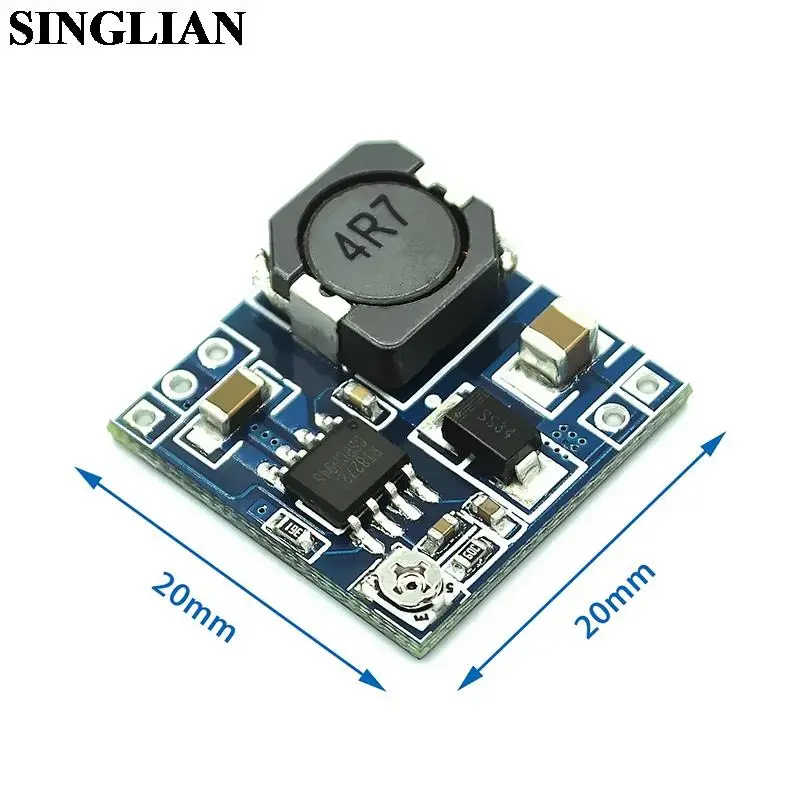 Modèle d'avion Miniature Buck, abaisseur DC-DC, Module de puissance réglable, haute efficacité