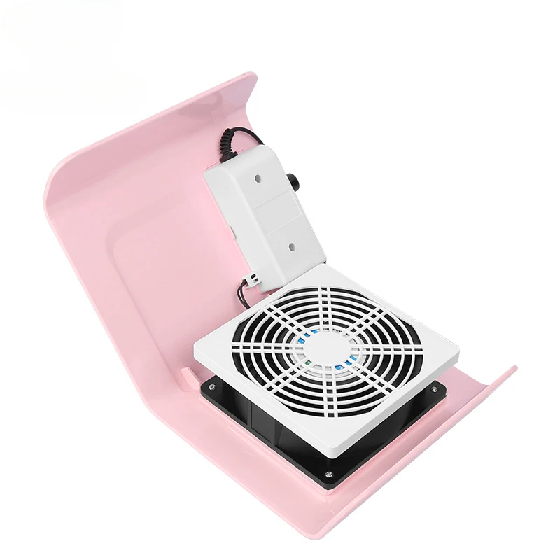 Manicure Cleaner 40W Japanese Style Desktop Nail Dust Collector 858-2a with Filter Net Large Suction