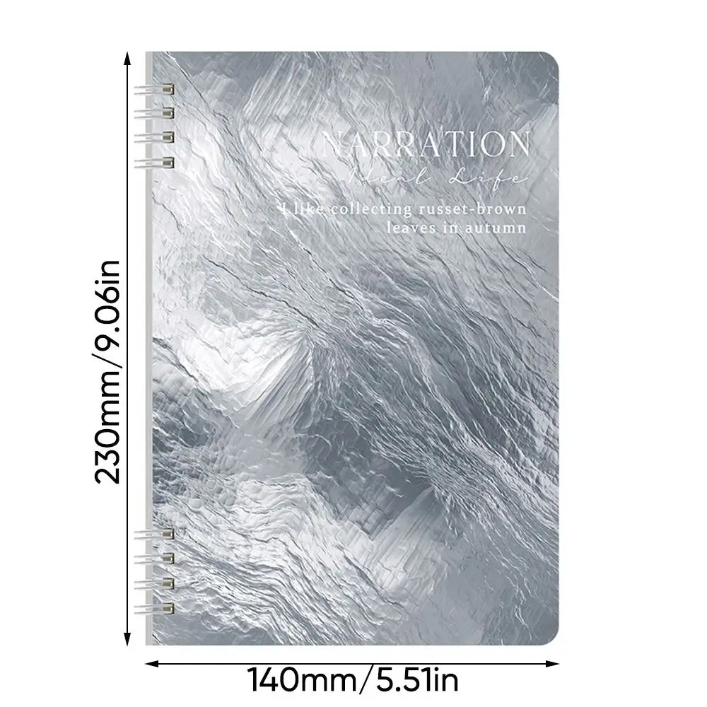 Thickened A5 Spiral Notebooks Color Perforated Pages Notepad Horizontal Line Inner Pages Hand Account Book Hand Account Book